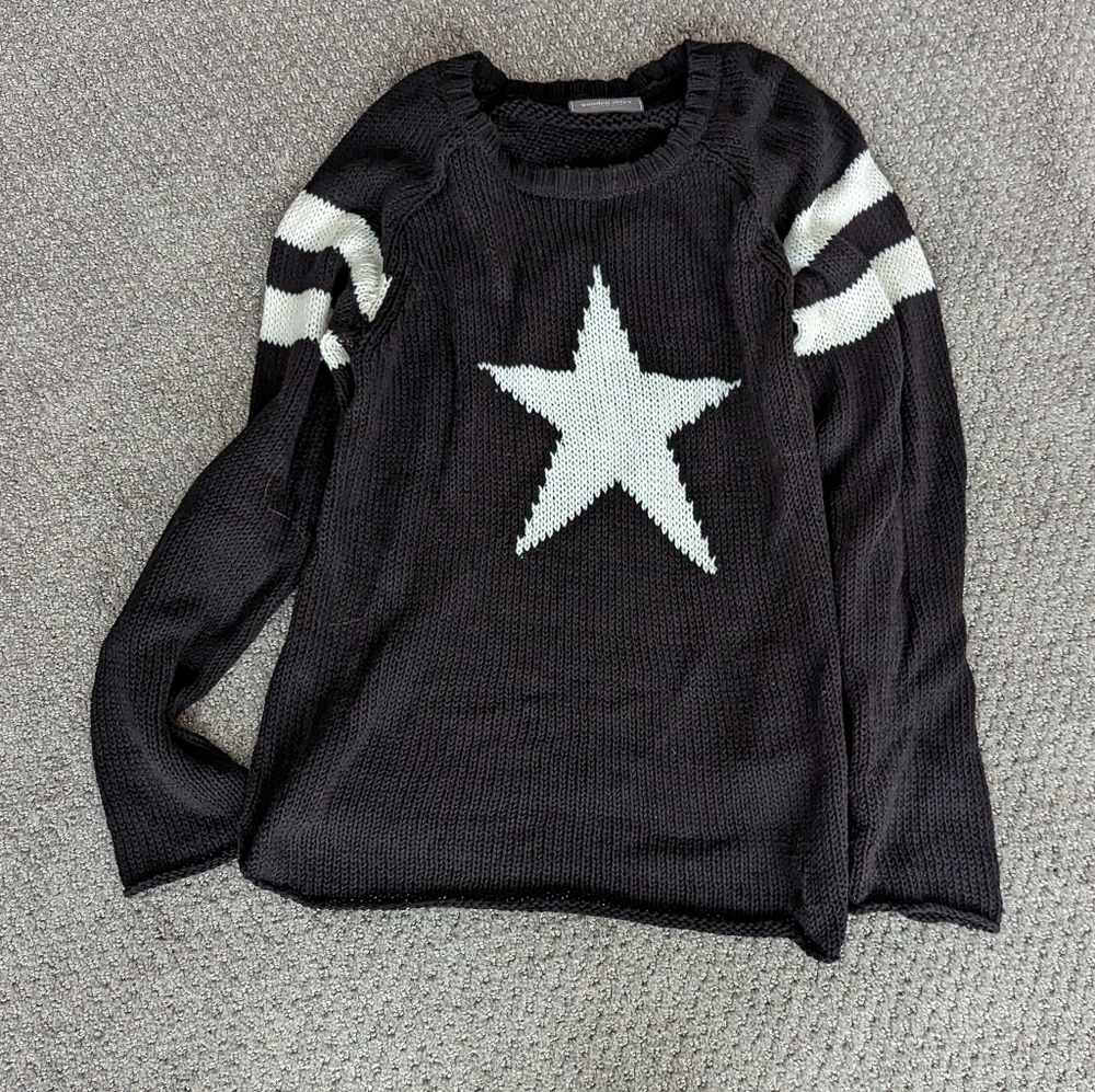 Wooden Ships star sweater